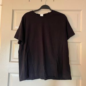 Plain black H&M T-shirt